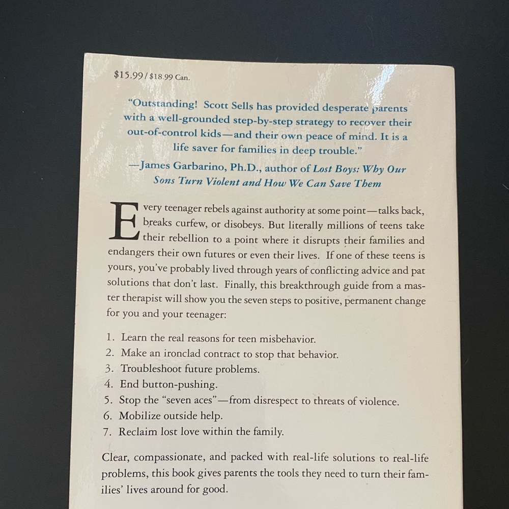 Parenting Your Out-of-Control Teenager: 7 Steps to Reestablish Authority